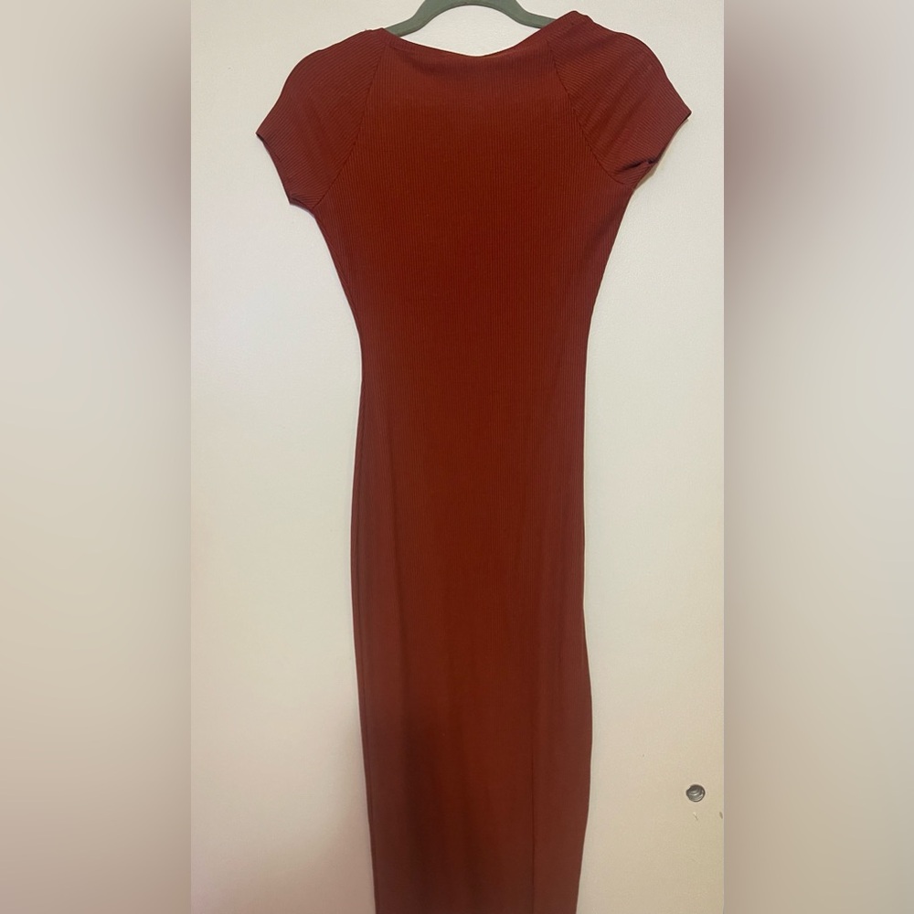 Zara Rust Midi Dress - Picture 3 of 3